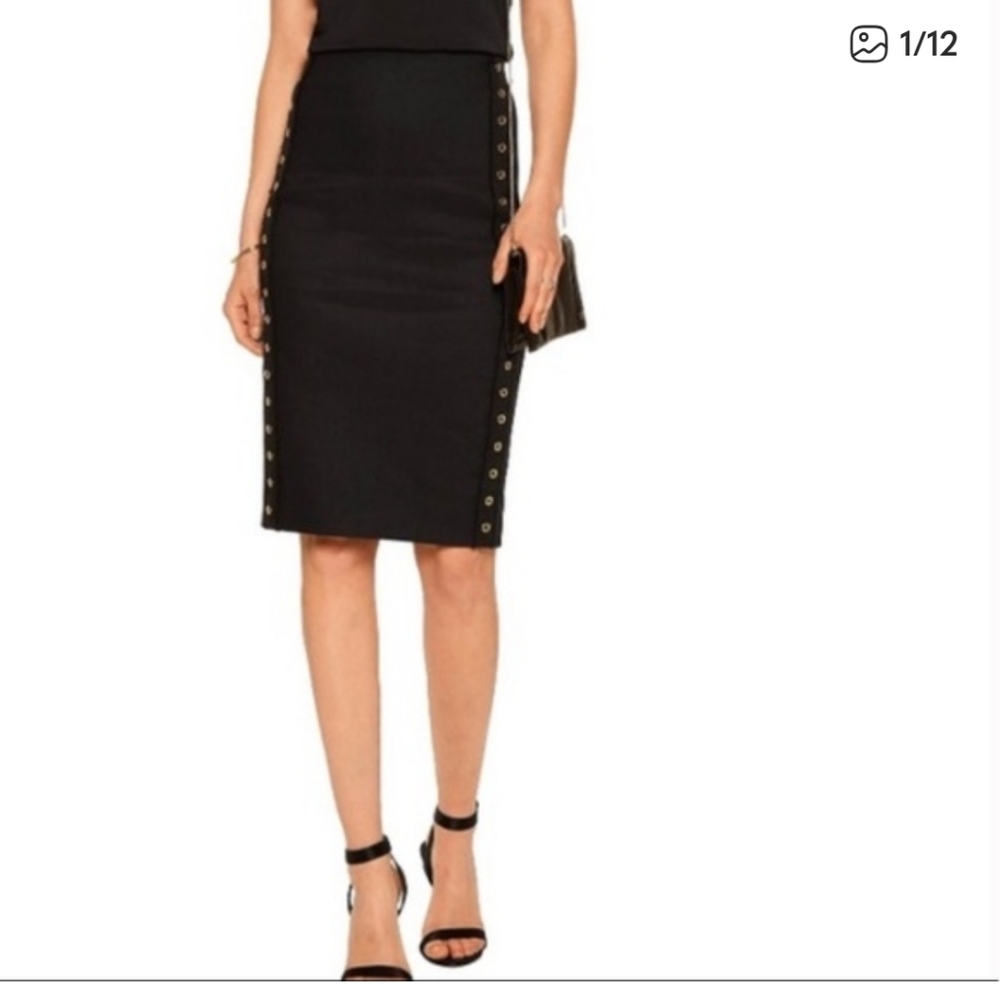 NWT Derek Lam Black Pencil Skirt, Size 10